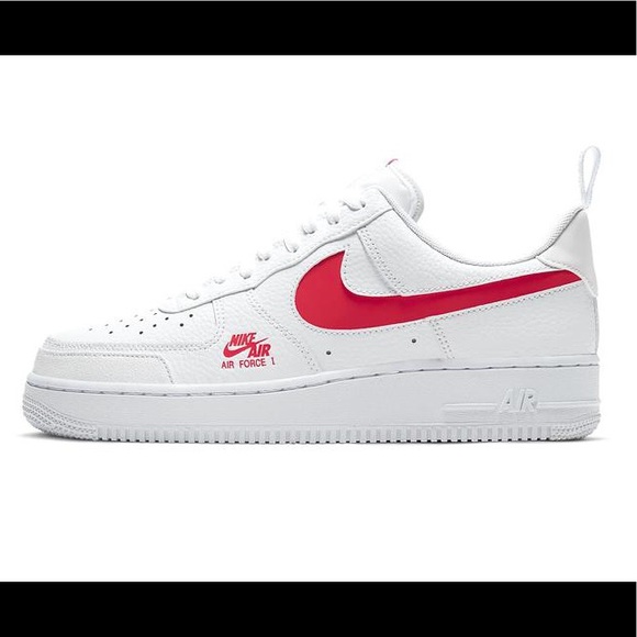 New Nike Air Force 1 White Red - Picture 6 of 7